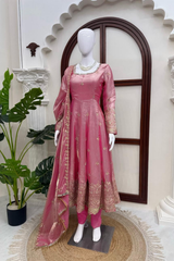 ✨ Designer Gown with Pent Set – Elegant Ethnic Wear ✨
