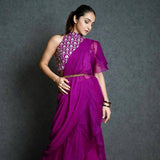 Party Wear Lehenga Saree