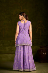 Royal Lavender Elegance – Tradition Woven in Grace