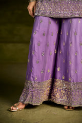 Royal Lavender Elegance – Tradition Woven in Grace