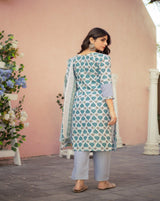 cotton printed Kurta Set