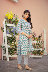 cotton printed Kurta Set
