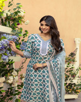cotton printed Kurta Set