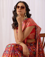 Soft Lichi Silk saree