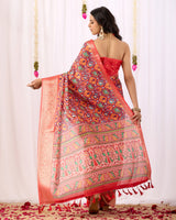 Soft Lichi Silk saree