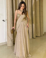 Ready-to-Wear WHITE Lehengha Saree