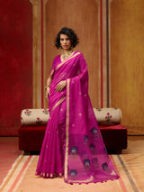 Cotton handloom weaving saree