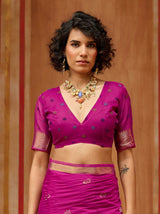 Cotton handloom weaving saree