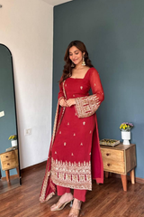 Designer Suit &amp; Pent Set – Elegant Ethnic Wear ✨
