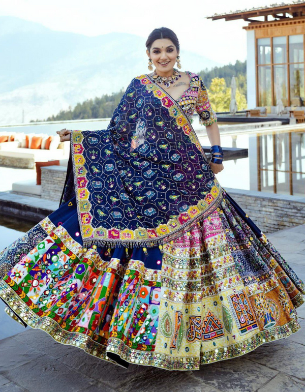 Celebrate tradition with this beautifully crafted lehenga and choli