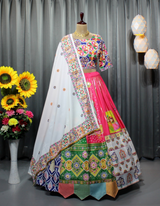 tradition and elegance in this stunning multi-color lehenga choli