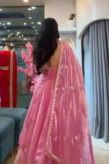 ✨ Designer Gown with Pent Set – Elegant Ethnic Wear ✨