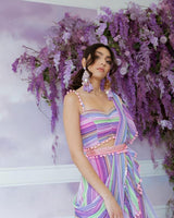 Printed Western Outfit – Ready to Wear Saree