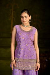 Royal Lavender Elegance – Tradition Woven in Grace