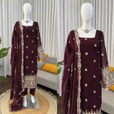 &nbsp;Designer Suit &amp; Pent Set – Elegant Ethnic Wear ✨