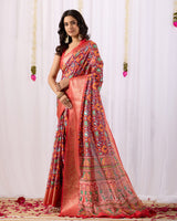 Soft Lichi Silk saree