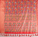 Soft Lichi Silk saree