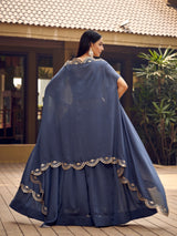 luxurious 3-piece Lehenga Choli Set