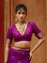 Cotton handloom weaving saree
