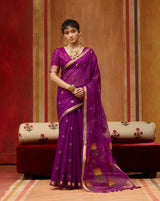 Cotton handloom weaving saree